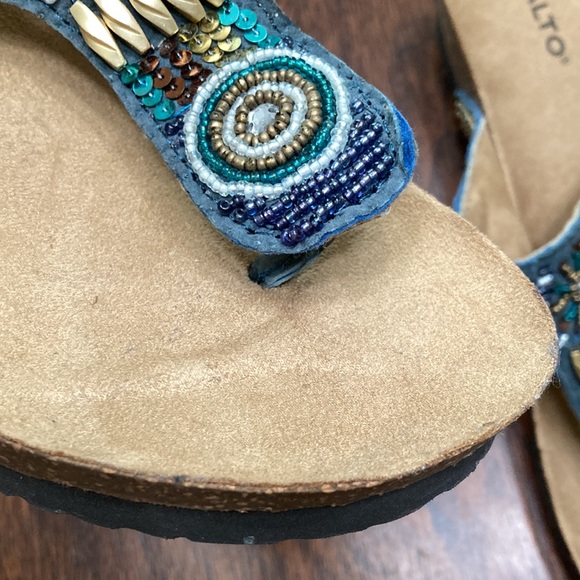 white double platform heels